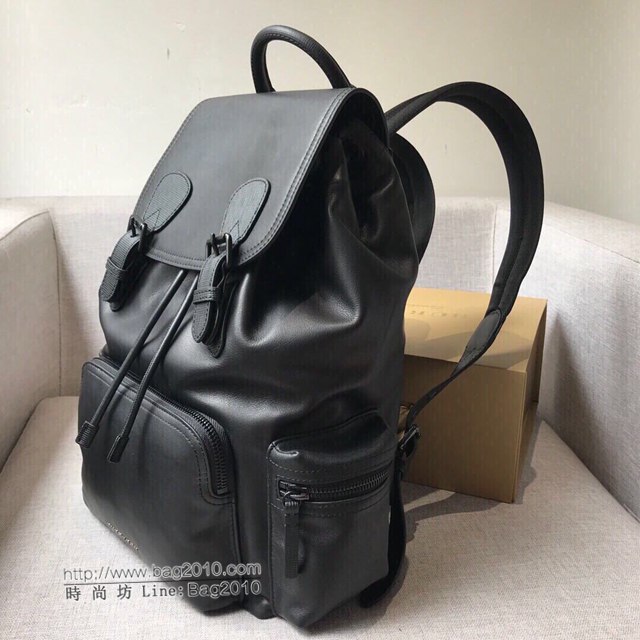 Burberry專櫃新款雙肩包 巴寶莉The Rucksack軍旅男女通用背包  db1127